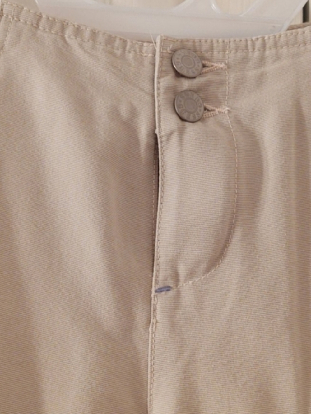 Beige Casual Straight-Leg Pants - Picture 4 of 10